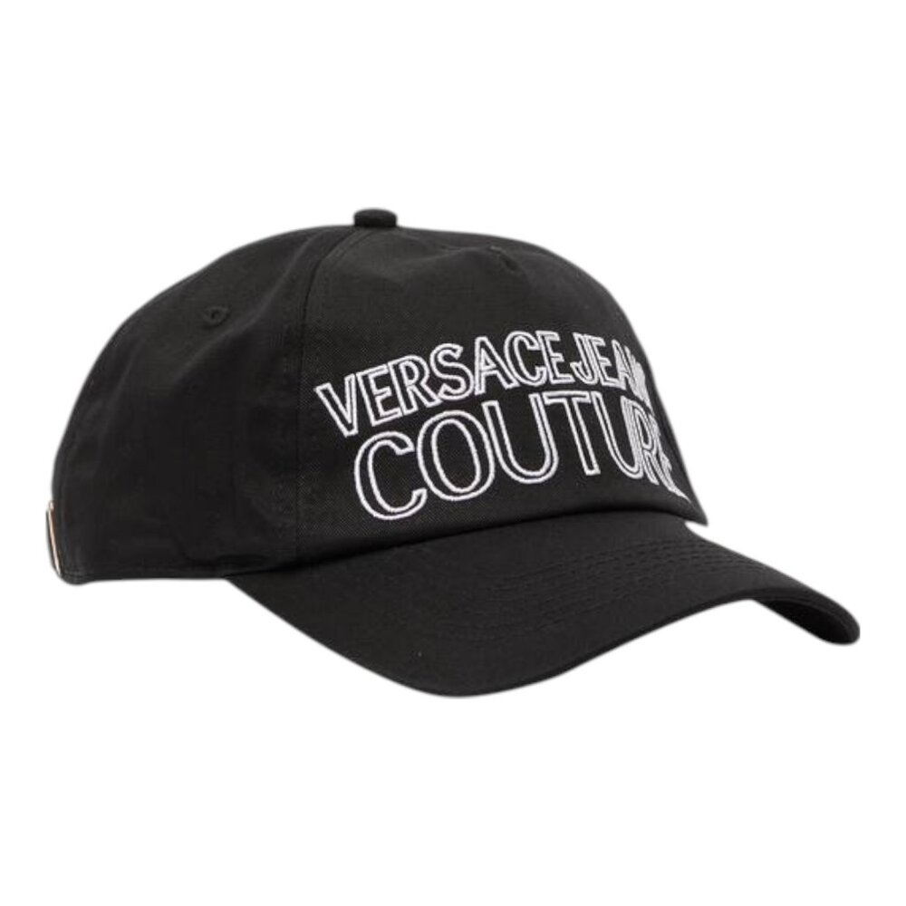 Versace Jeans Couture Baseball Cap Hat Strapback Black Unisex Designer - Picture 2 of 6